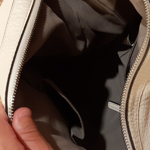 Vince Camuto White and Silver Shoulder Bag/Backpack - Picture 9 of 15